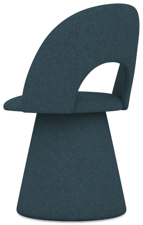 Тапициран трапезен стол в петролен цвят Kalo – Makamii