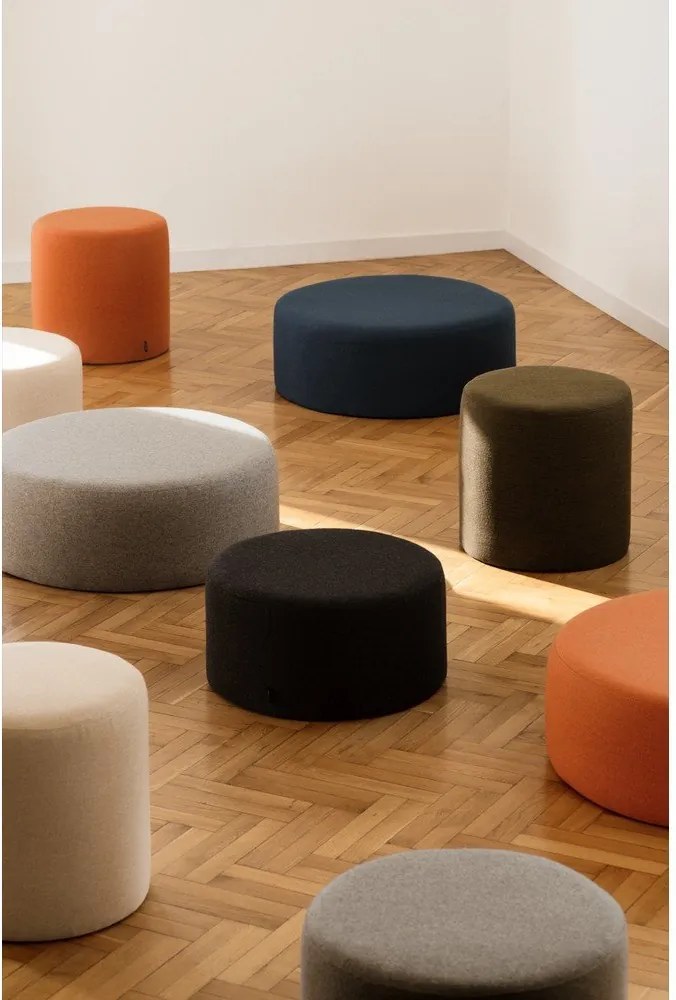 Теракотена вълнена табуретка Folk – noo.ma