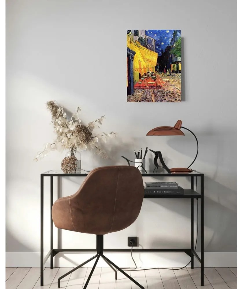 Репродукция на Винсент ван Гог - , 30 x 40 cm Cafe Terrace - Fedkolor