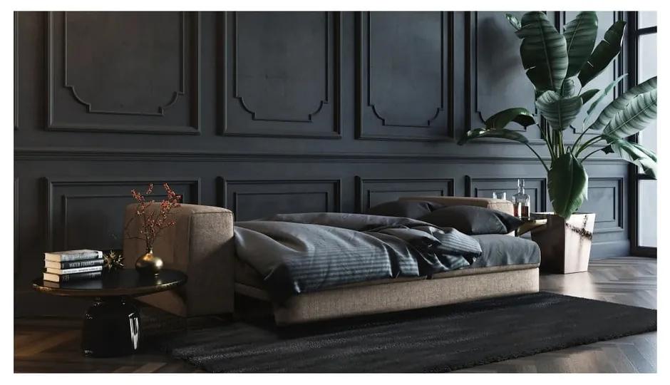 Тъмнобежов разтегателен диван Devichy , 256 cm Rothe - devichy