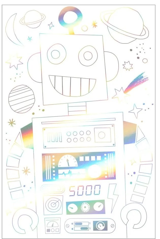 Картинки за оцветяване Space – Meri Meri