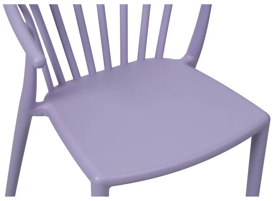 Пластмасов градински стол в цвят лавандула Capri – Bonami Essentials