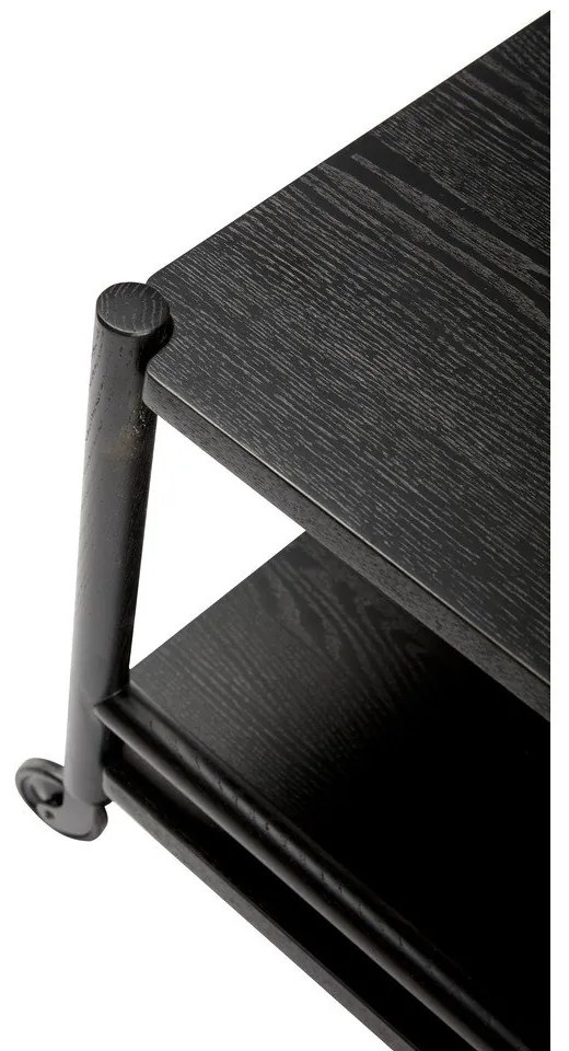 Маса за сервиране на колелца от масивен дъб 40x40 cm Norm – Hübsch