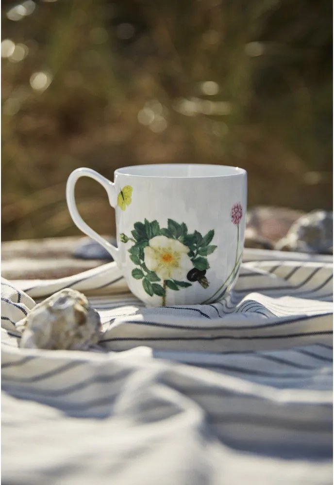 Бяла порцеланова чаша 330 ml Hammershøi Summer – Kähler Design