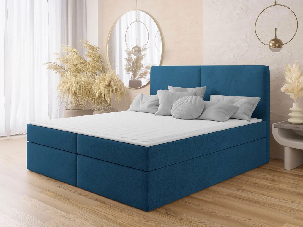 Тапицирано легло Claire с матрак и топ-Mple-140 x 200