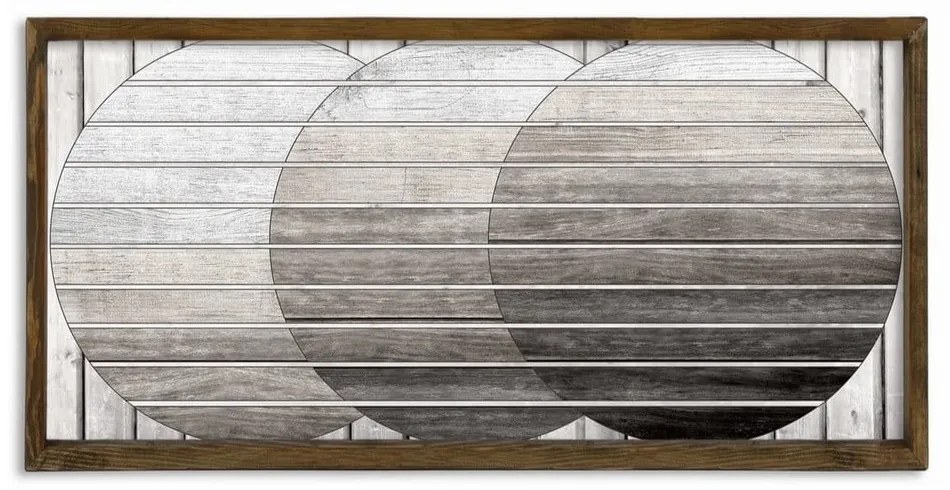 Живопис 120x60 cm Circles - Wallity