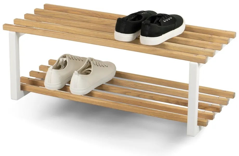 Бяла/в естествен цвят метална висяща стойка за обувки 71x26x34 cm Marco – Spinder Design