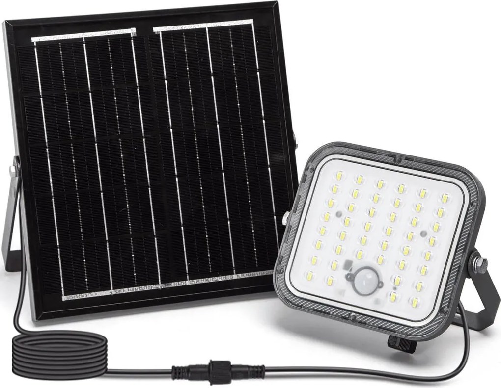 Aigostar - LED димируем соларен прожектор със сензор LED/80W/3,4V IP66 + дистанционно управление