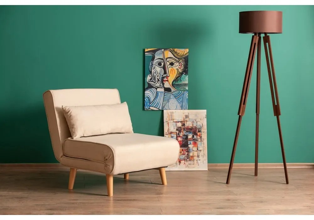 Кремав фотьойл Folde - Artie