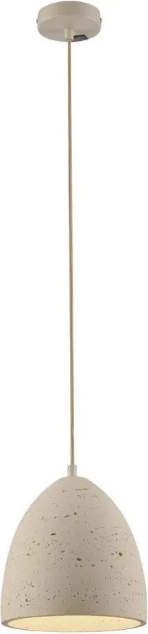 Schöner Wohnen 12540-42 - Пендел на кабел TRAVENTA 1xE27/40W/230V, диаметър 21 см, бетон