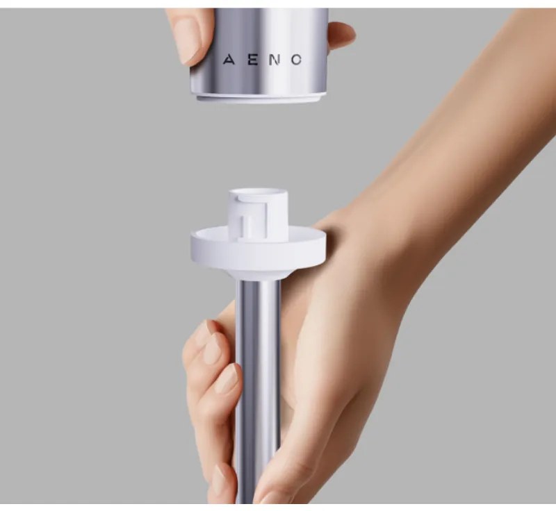 Пасатор, чопър и миксер 3в1 AENO AHB0004W, 1200W, 0.5 л, 18 степени, Турбо, DC мотор, Бял/инокс