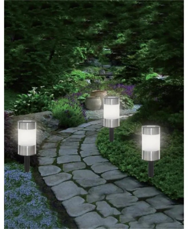 Соларна LED лампа за градина My Garden SS-6180, Бял