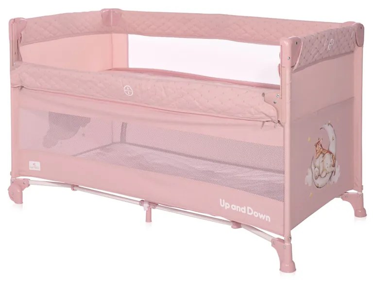 LORELLI Classic Кошара на 2 нива UP AND DOWN с падаща преграда ЛЕН MELLOW ROSE SLEEPING ANIMALS