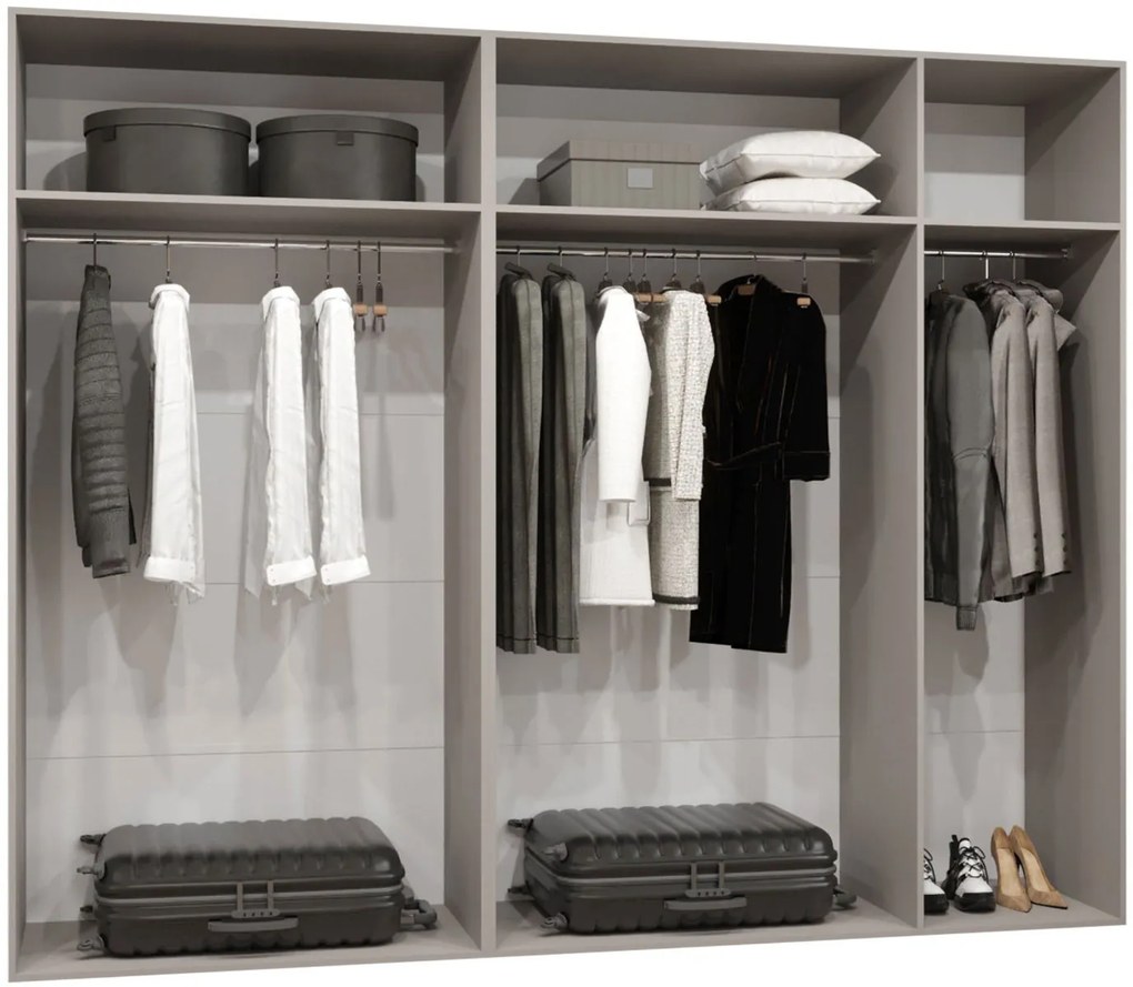 Гардероб Малага плюс пети крилен-Черен