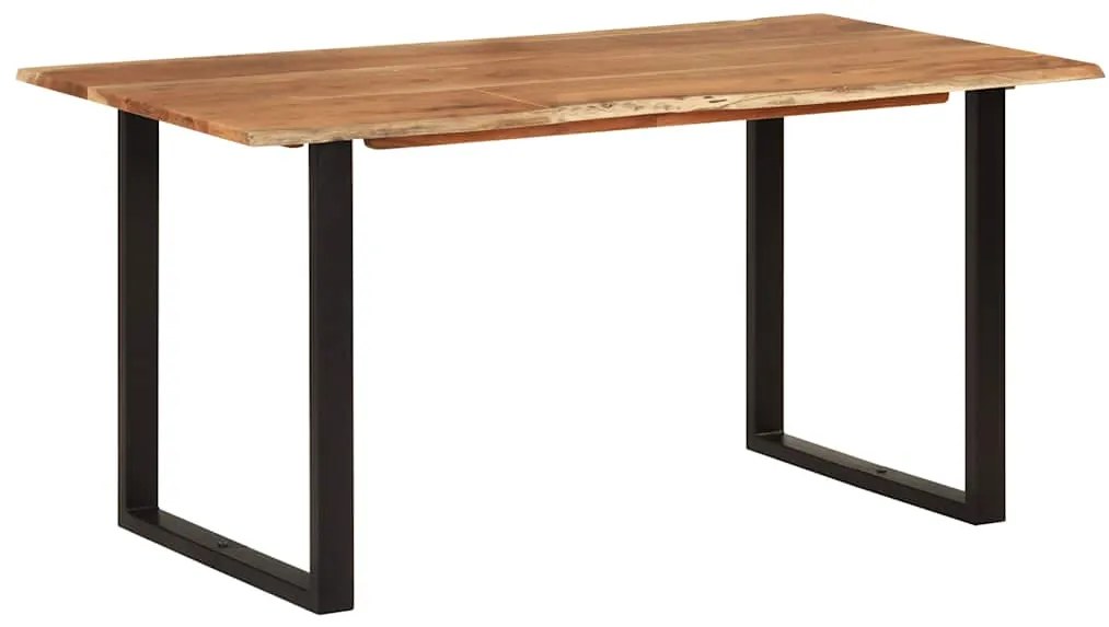 286473 vidaXL Трапезна маса, 154x80x76 см, акациево дърво масив