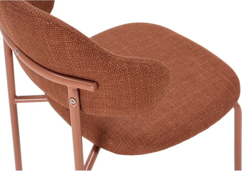 Трапезни столове в комплект от теракотени 4 бр. Adriel – Marckeric