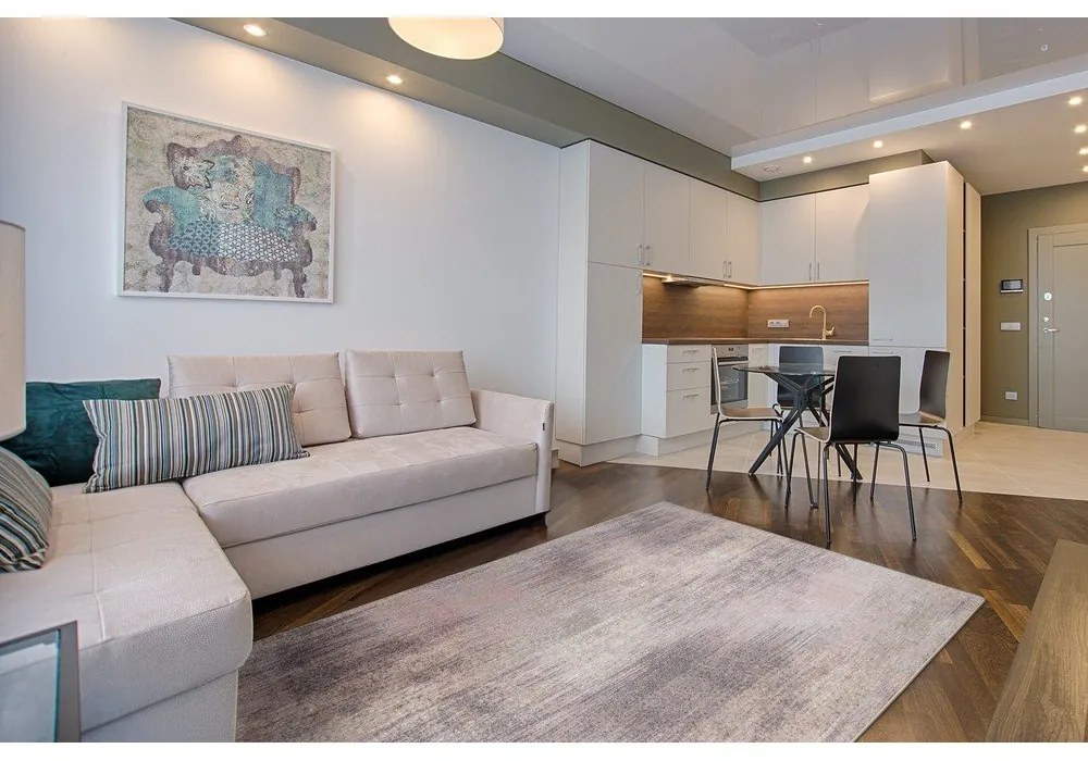 Розовo-сив вълнен килим 200x300 cm Calvi rose – Agnella