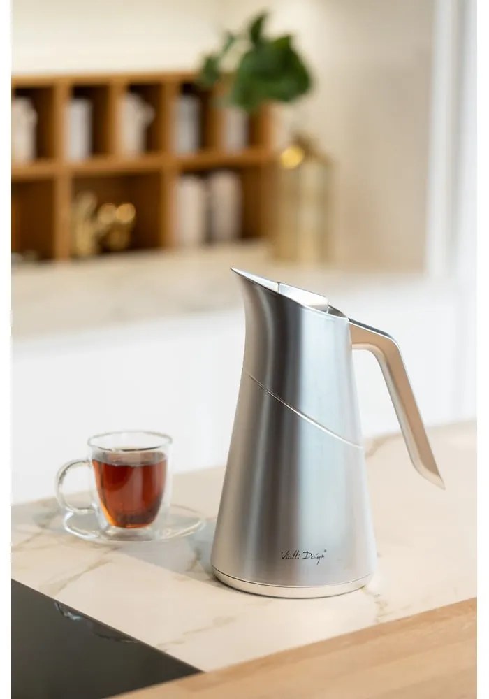 Термос в матово сребрист цвят 1 л Soho - Vialli Design