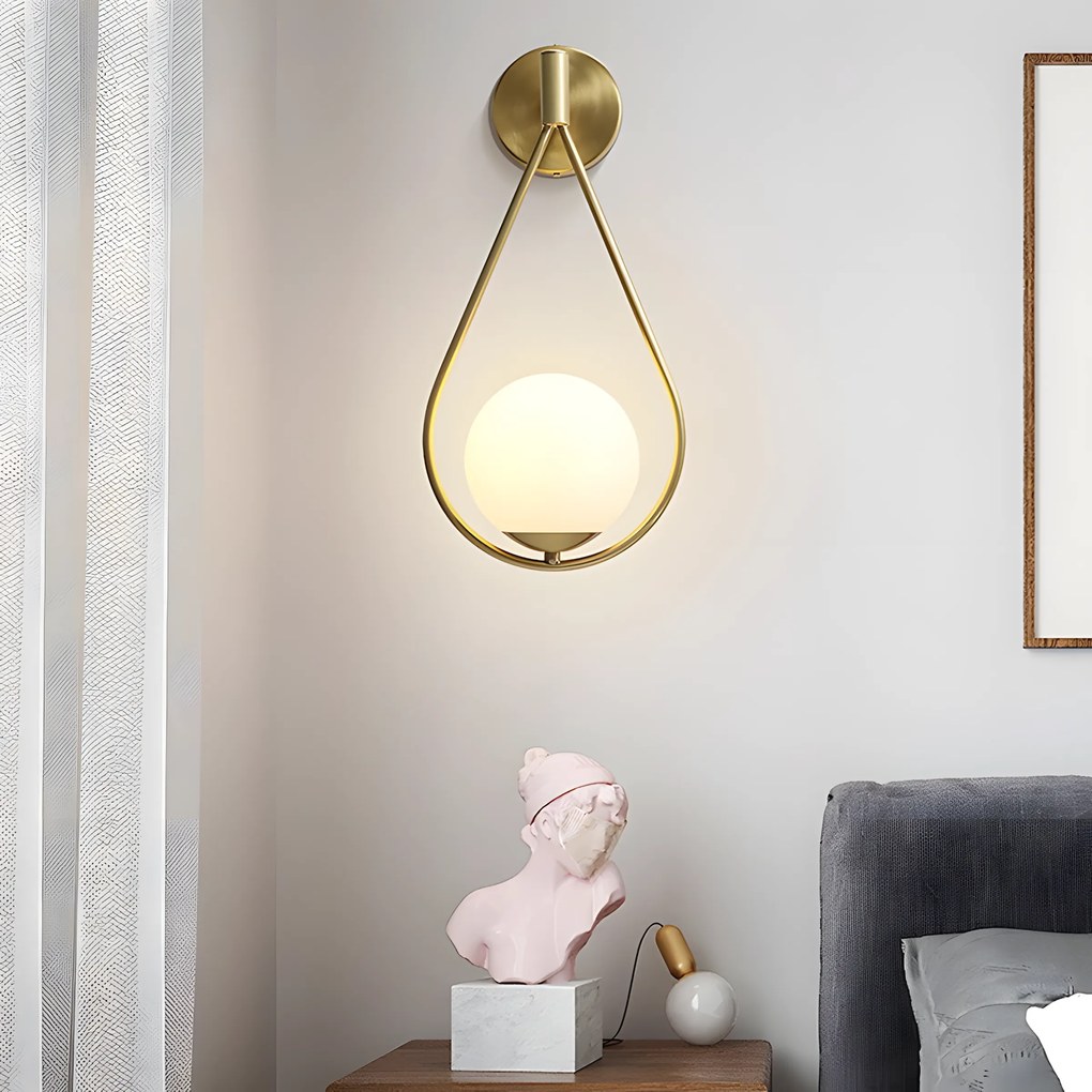 Аплик G094-1W GOLD WHITE