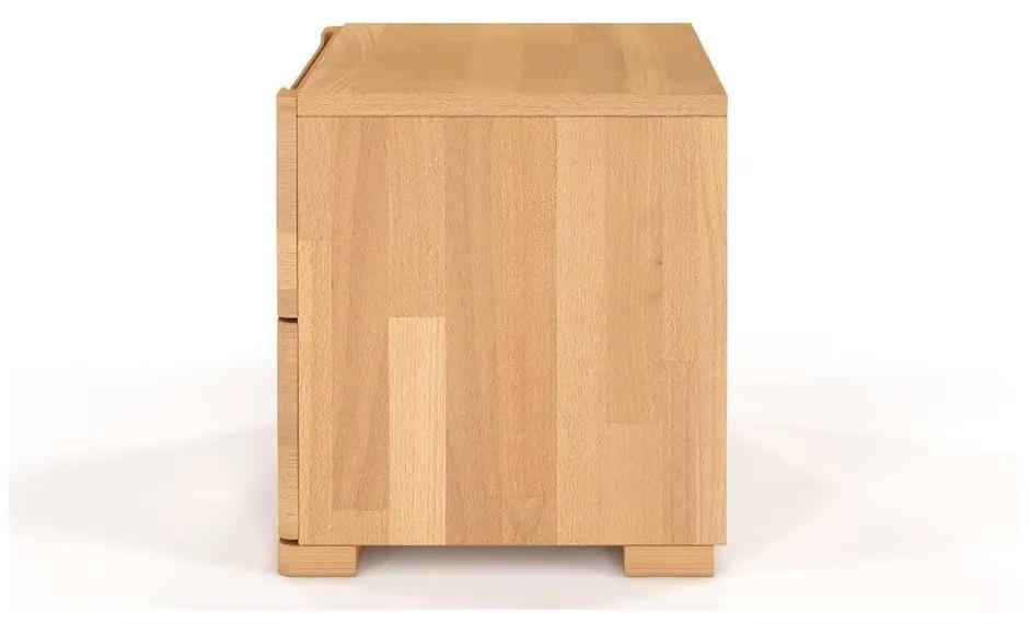 Нощно шкафче от букова дървесина с 2 чекмеджета SKANDICA Sparta - Skandica