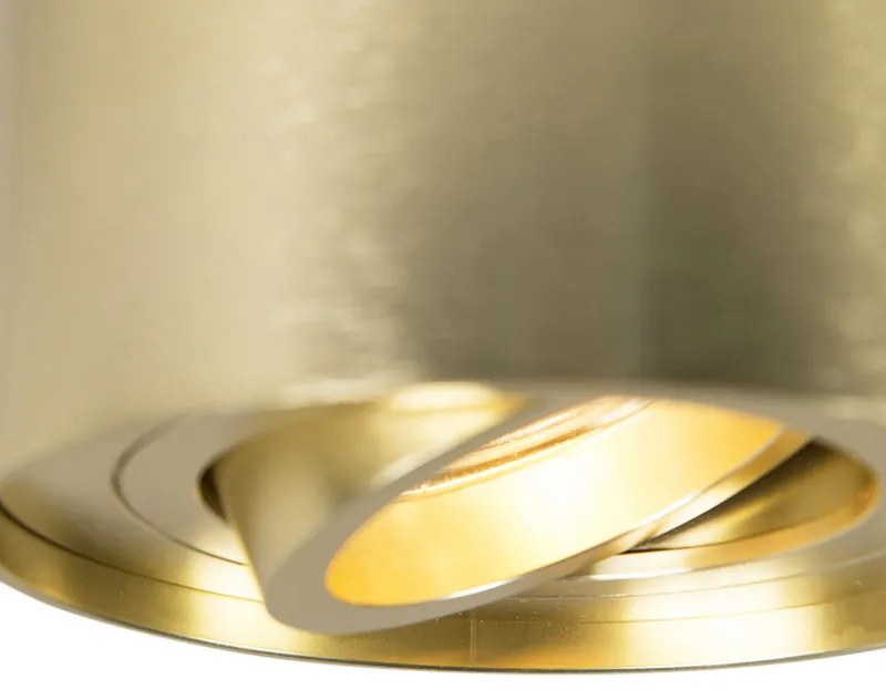 Прожектор златист/месинг наклоняем и въртящ се - Rondoo up