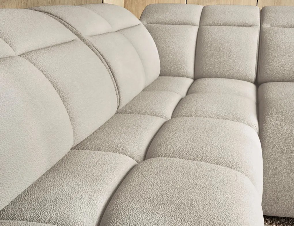 Ъглов диван Chicago-Бежов-Ляв