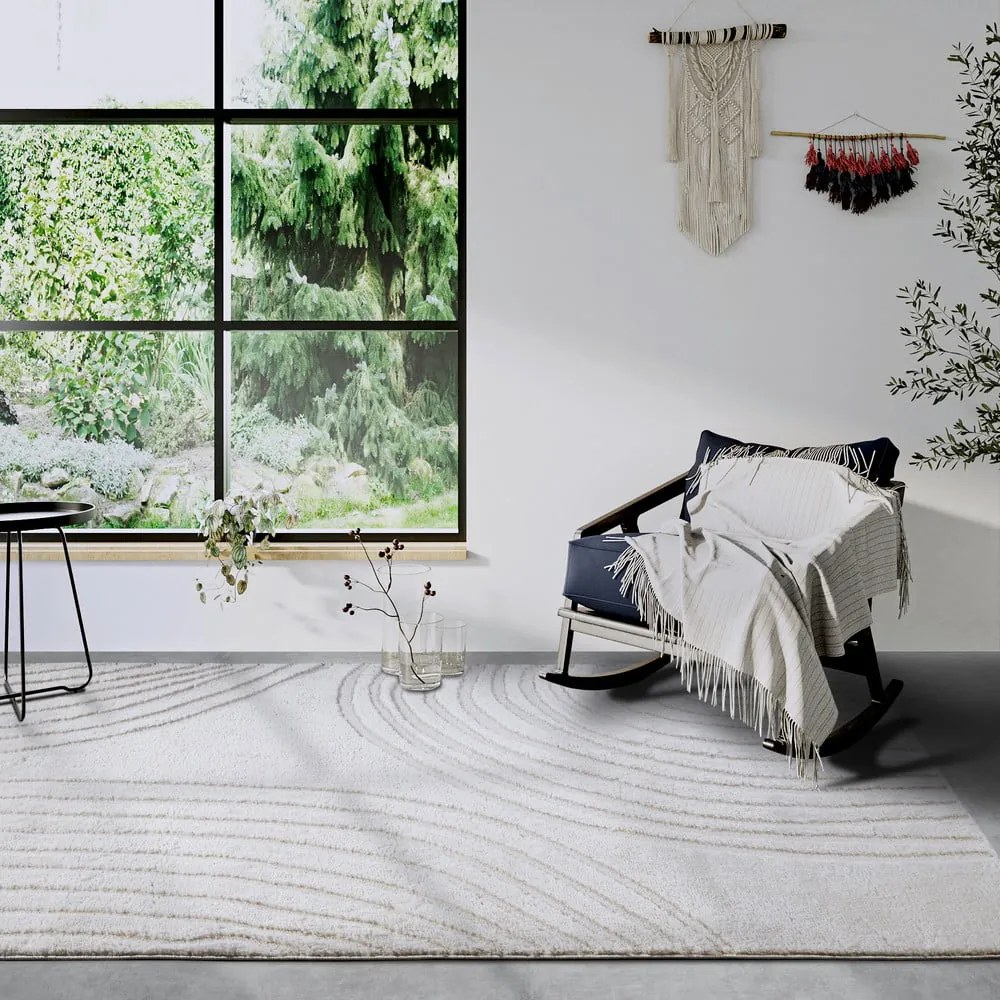 Кремав килим 200x280 cm Pigment Cream White – Elle Decoration