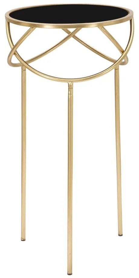 Кръгла масичка за кафе със стъклен плот ø 40 cm Ring - Mauro Ferretti