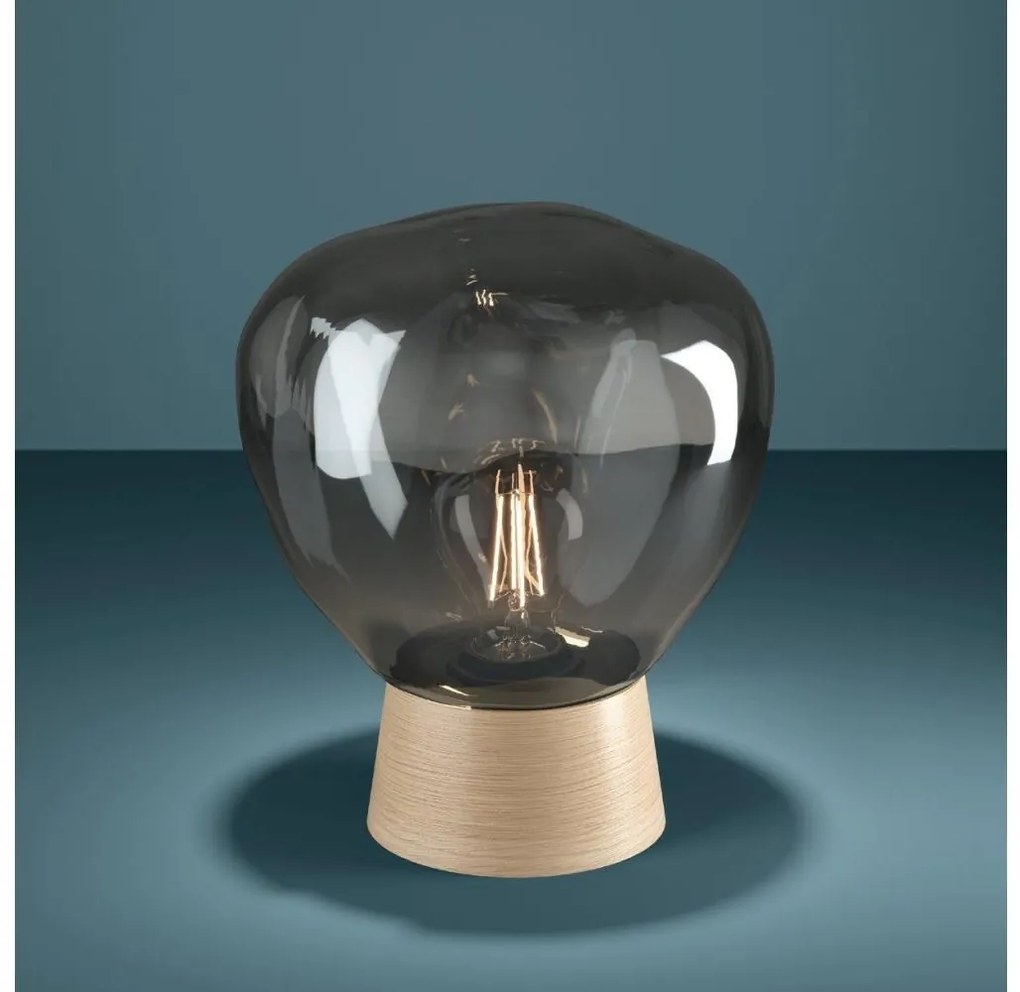 Eglo 390321 - Настолна лампа MAGACELA 1xE27/40W/230V опушен