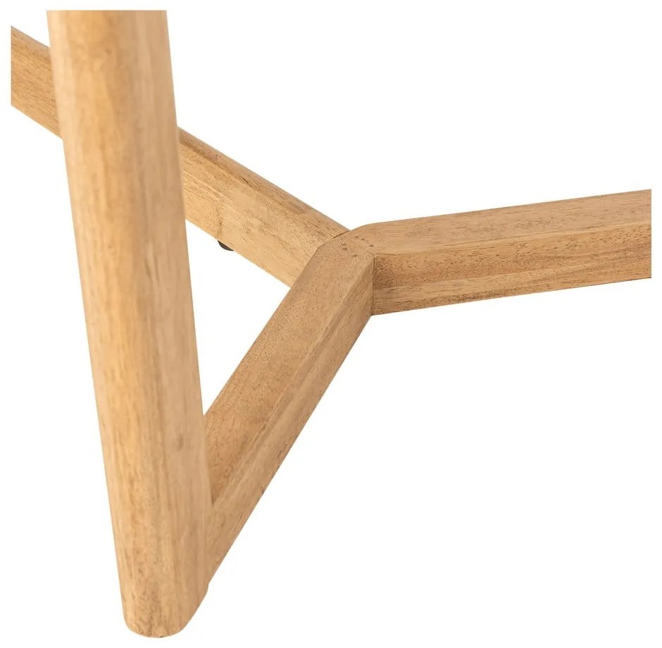 Трапезна маса от масивно каучуково дърво 100x200 cm Serrone – Bloomingville