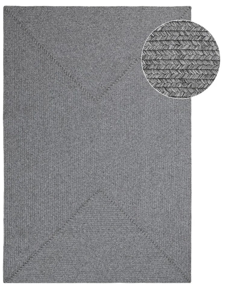 Сив външен килим 150x80 cm - NORTHRUGS