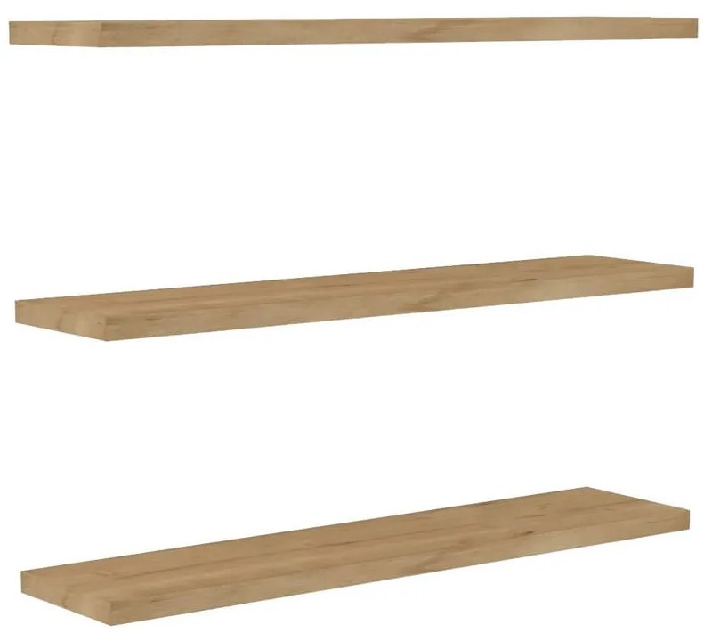 Рафтове в дъбов декор в комплект от 3 броя Boss - Kalune Design