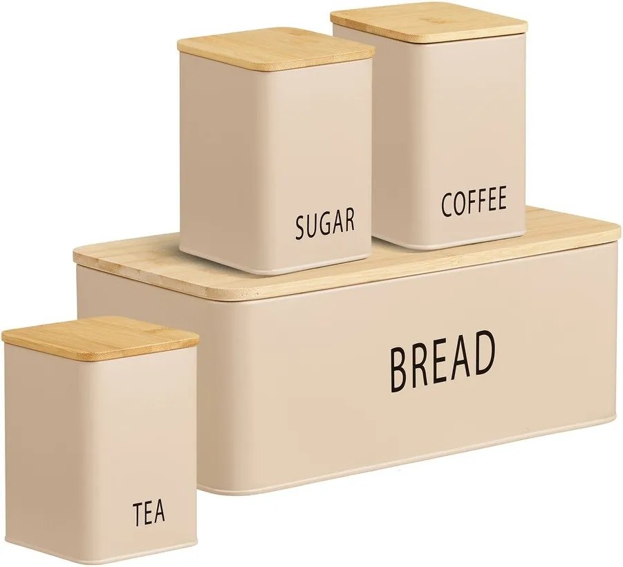 Метални кутии в комплект 4 бр. Tula – House Nordic