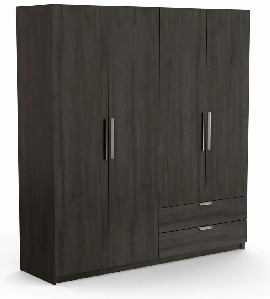 Гардероб 4-врати Glorious-Венге