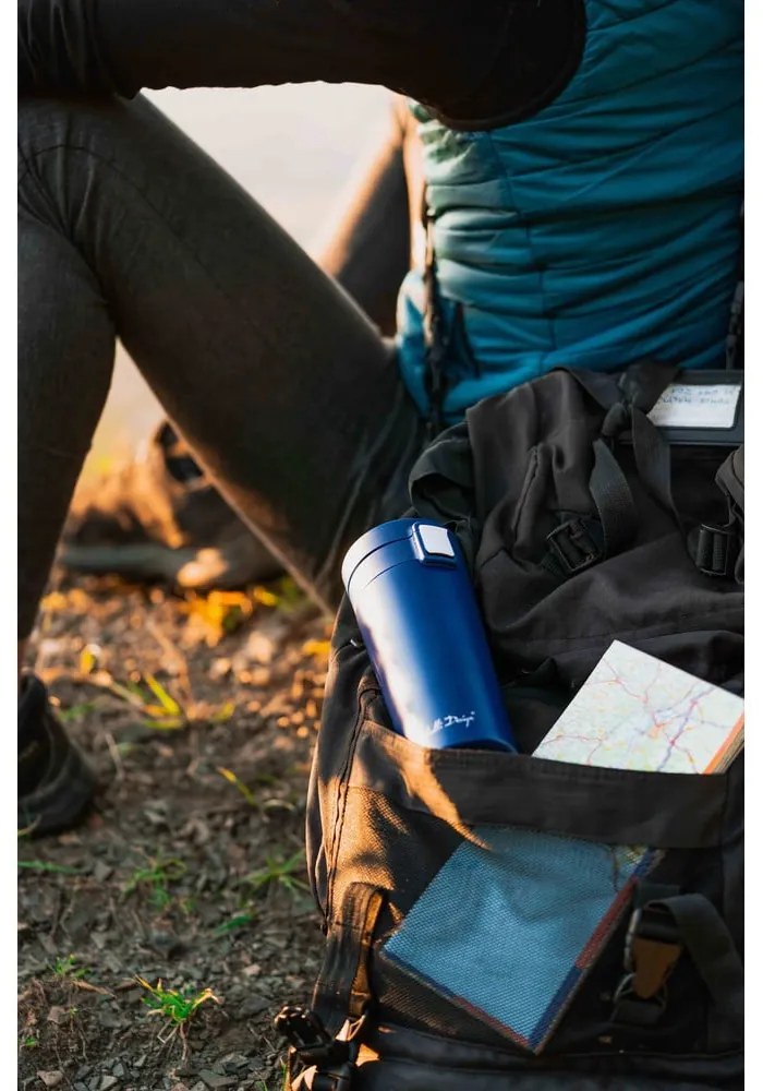 Тъмносиня термочаша за пътуване , 400 ml Fuori - Vialli Design