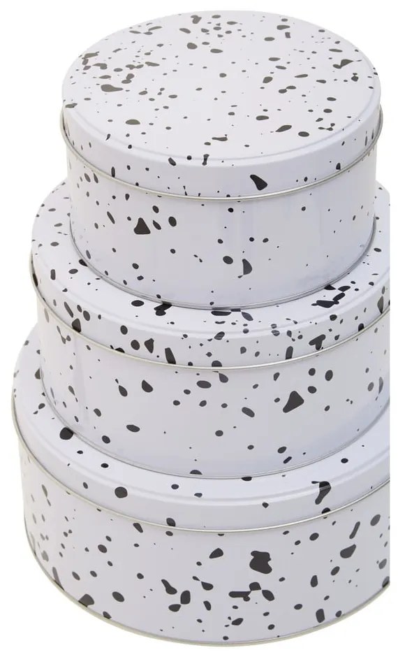 Метални кутии в комплект 3 бр. за торти Speckled – Premier Housewares