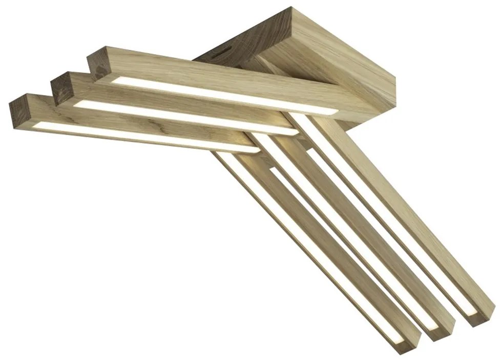 Spot-Light 2246674 - LED прилепена люстра LINUS 6xLED/4,5W/230V матов дъб