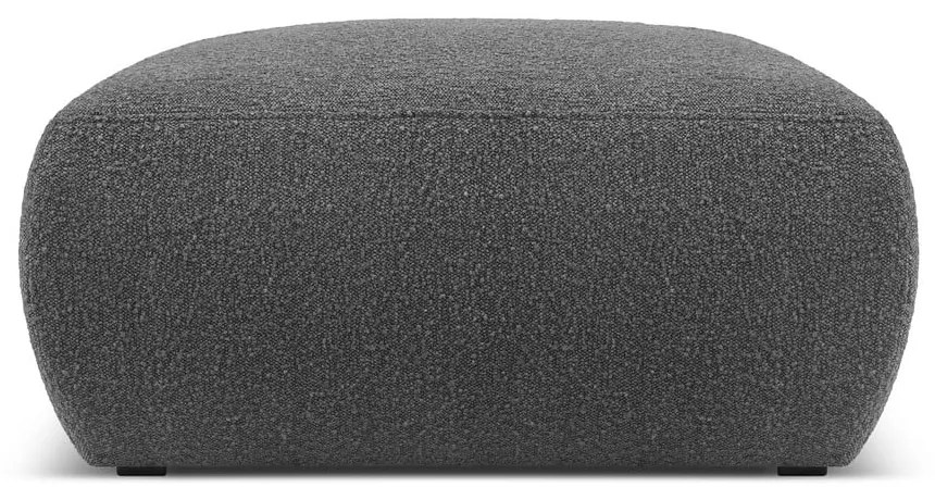 Тъмносива табуретка от плат букле Molino - Micadoni Home