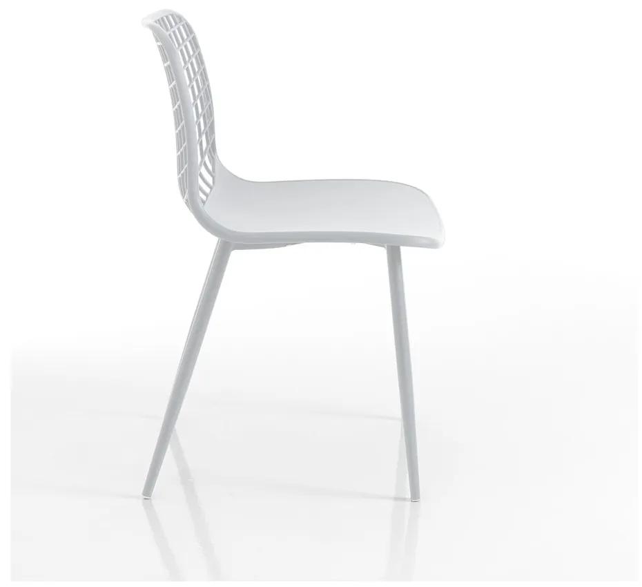 Бели трапезни столове в комплект от 2 броя Nairobi - Tomasucci