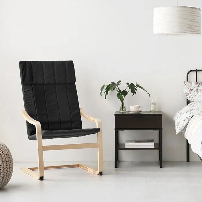 Релаксиращ стол Roy-черен