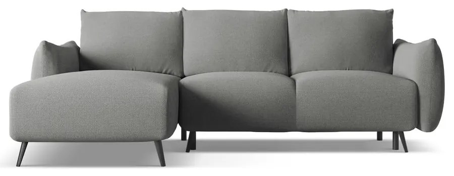 Светлосив ъглов диван (ляв ъгъл) Malie – Makamii