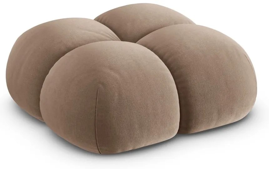 Кафява кадифена табуретка Loretto – Cosmopolitan Design