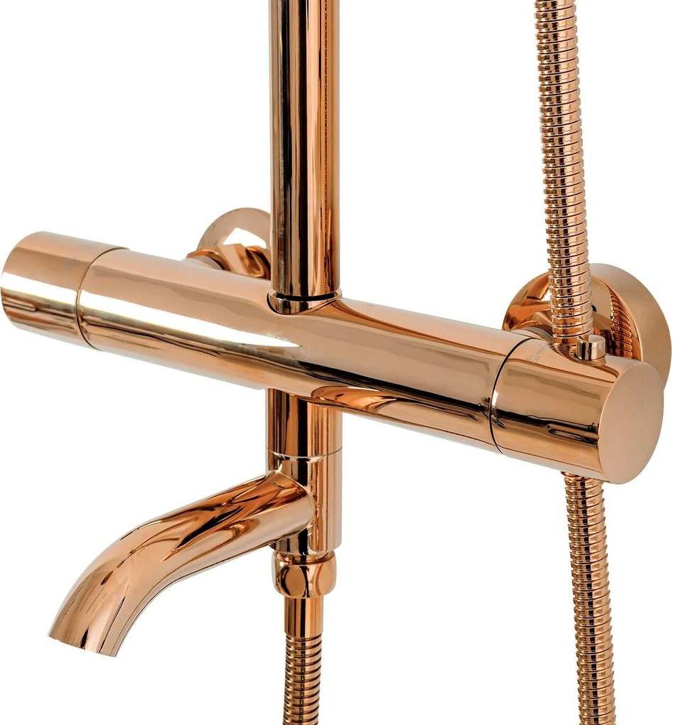 Комплект за душ с термостат Rea Lungo Copper