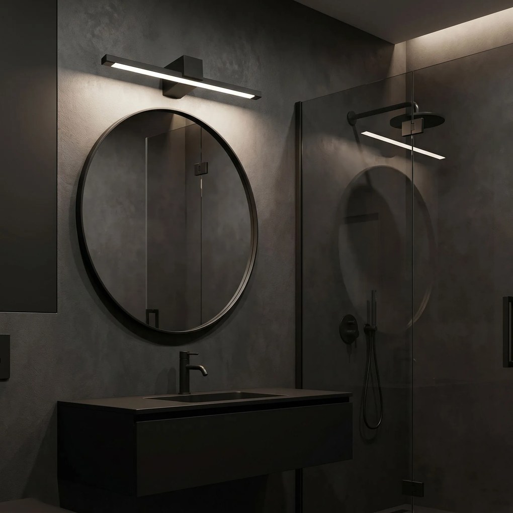 LED аплик за баня SWE050-1W 60 cm Black