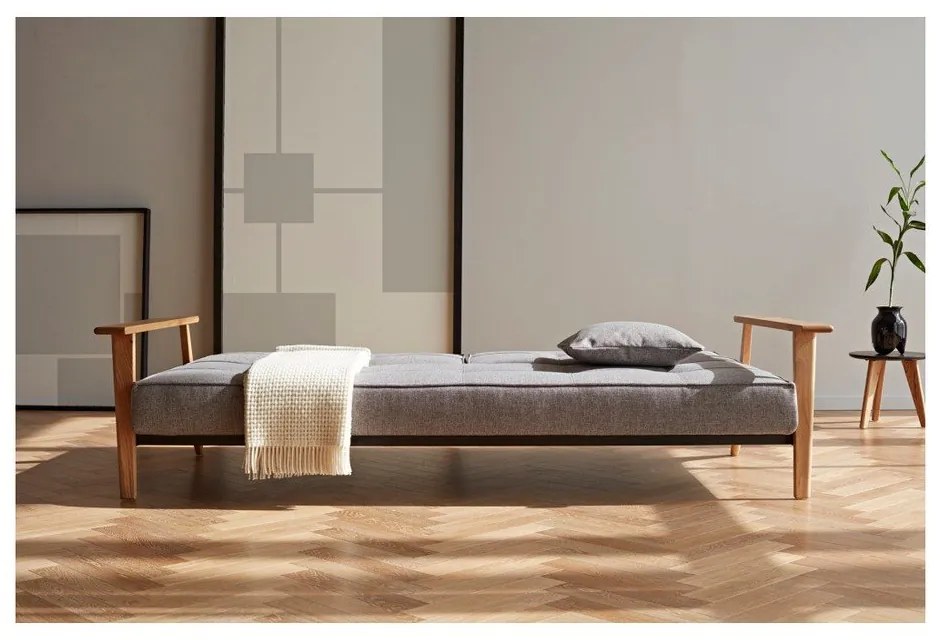 Сив разтегателен диван Frej Mixed Dance Grey Splitback - Innovation