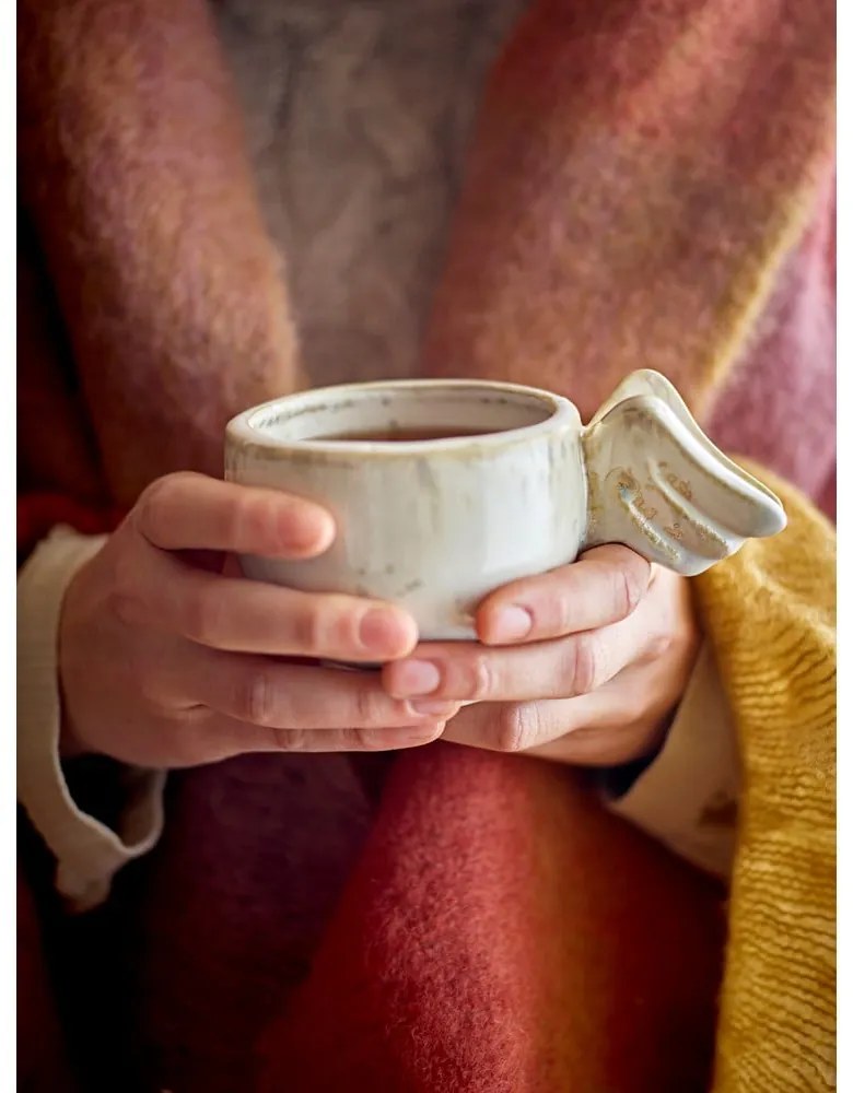 Кремава глинена чаша за еспресо 250 ml Seraphine – Bloomingville