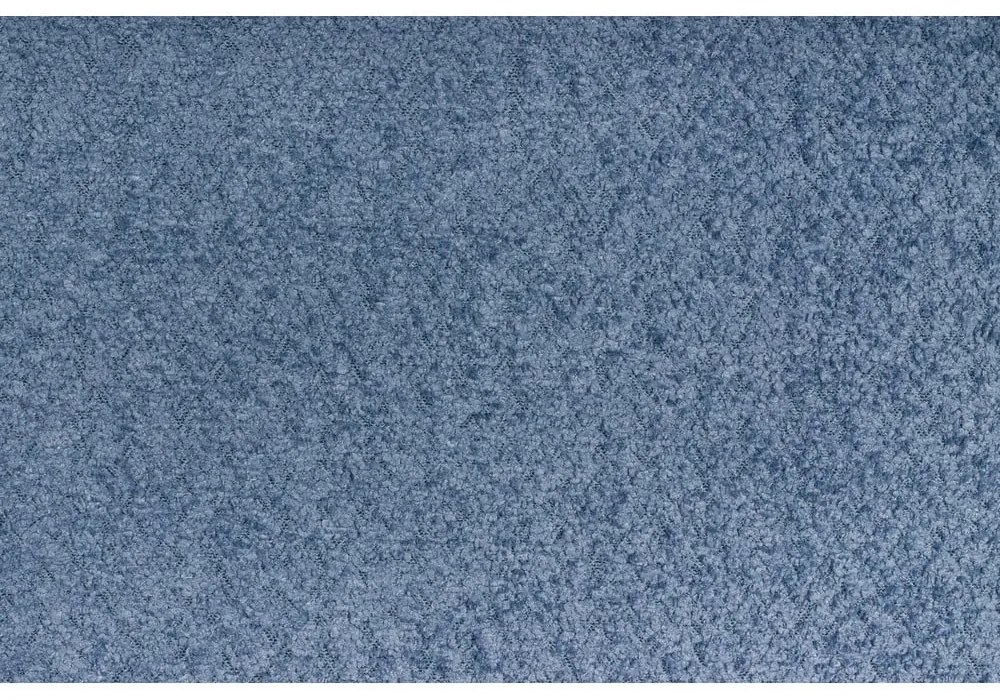 Синьо тапицирано двойно легло с решетка 160x200 cm Tina - Ropez