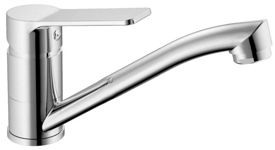 Aqualine - Кран за мивка с въртящ се чучур SINTRA лъскав хром