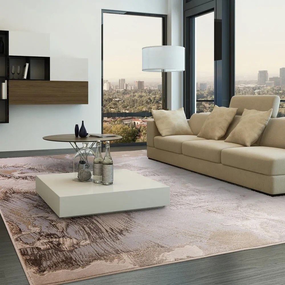 Бежов килим 200x290 cm Aurora Etch - Asiatic Carpets