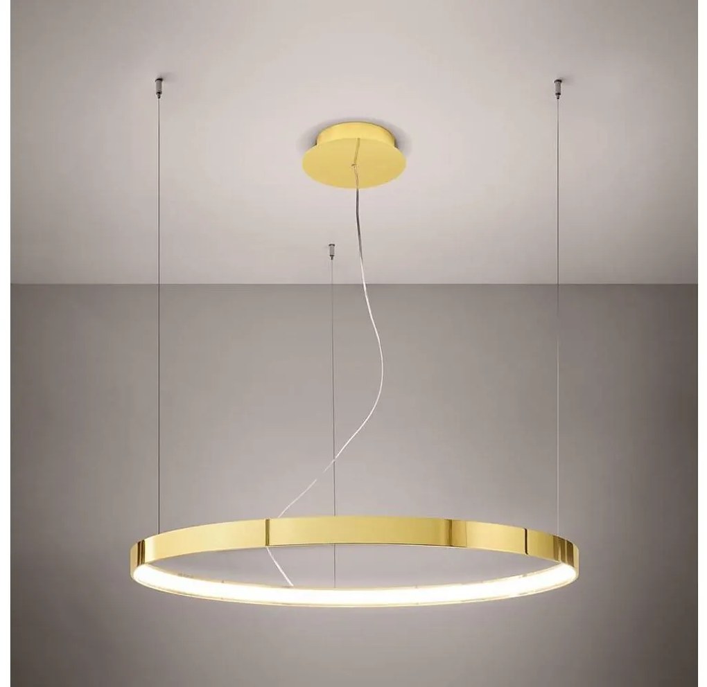 Thoro TH.246 - LED Пендел RIO LED/50W/230V CRI90 3000K Ø 78 cm златист